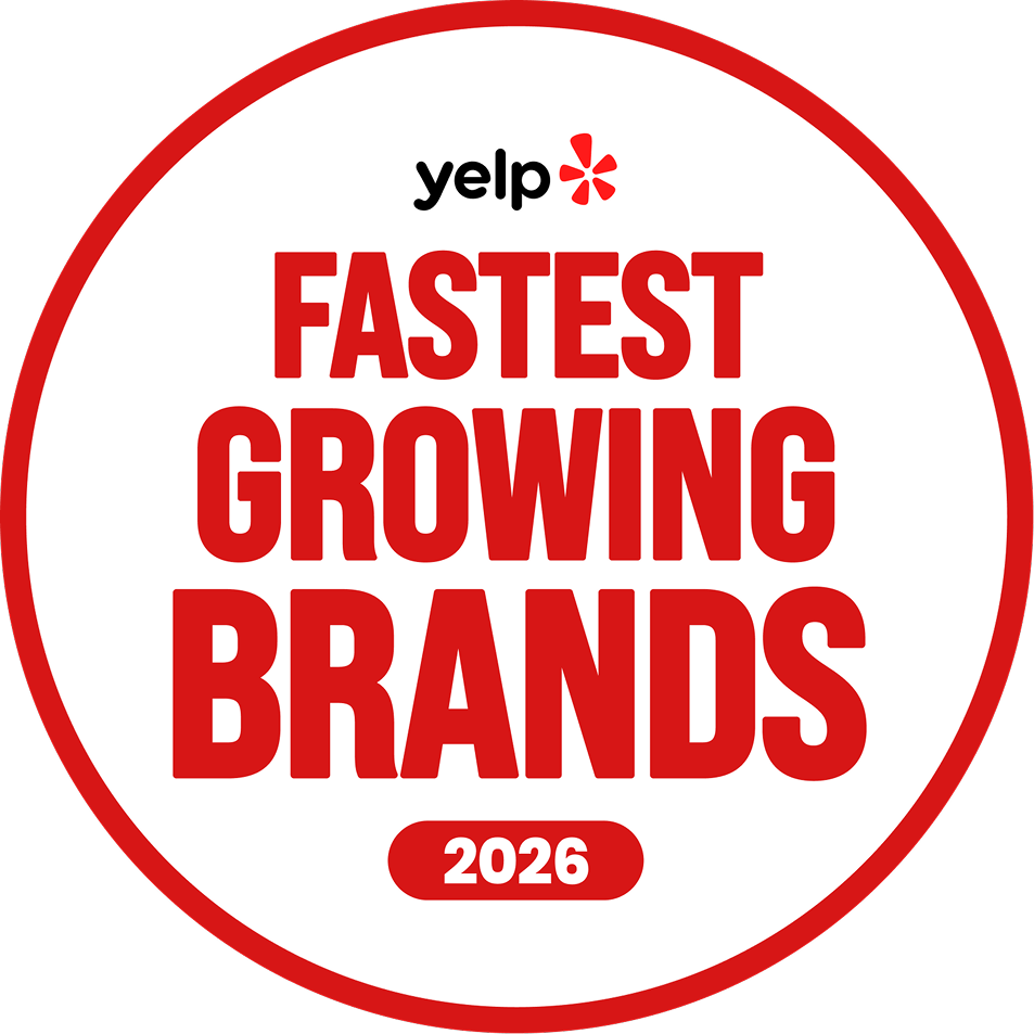 Yelp's Fastest Growing Brands logo